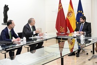 El presidente de la Región de Murcia, Fernando López Miras, se reúne con el CEO de Iberdrola España, Mario José Ruiz-Tagle/1