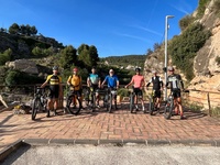 Los agentes de viajes procedentes de Reino Unido, Francia, Alemania y España recorren la Región de Murcia en bicicleta esta semana para descubrir posibilidades que facilita la práctica del cicloturismo.