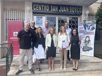 La directora del SEF visita el centro del  Formación Profesional de Salesianos de Cartagena