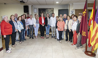Isabel Franco visita la Casa regional de Murcia en Mallorca