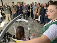 El consejero Víctor Marín visitó las nuevas instalaciones del CEIP Villa de Abarán que acogen los ciclos de FP de Atención a las personas en situación...