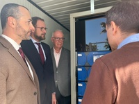 El director general de Medio Ambiente, Juan Antonio Mata, inaugura en Murcia una nueva estación fija de vigilancia de la red de la calidad del ai...
