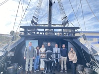 Fomento pone a disposición de la Fundación Nao Victoria el amarre de la embarcación en el Puerto de Mazarrón