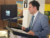 Imagen del director general del Instituto de las Industrias Culturales y las Artes, Manuel Cebrián, en la presentación de la convocatoria de ayudas...
