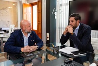 José Ángel Antelo se reúne con Rodrigo Alonso, secretario general del sindicato Solidaridad