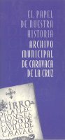 Portada Archivo Municipal de Caravaca de la Cruz