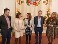 Reunión del director-gerente del Instituto Murciano de Acción Social con la vice-alcaldesa de Cartagena