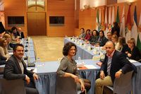 La consejera de Presidencia, María Dolores Pagán, presidió la reunión del Consejo de Cooperación Local