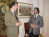 El consejero de Fomento se reúne con el decano del Colegio de Abogados de Lorca