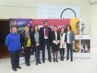 El director general del Instituto de Turismo, Manuel Fernández-Delgado, ha presentado el concierto del grupo internacional 'Gen Verde' con motivo del Año Jubilar de Caravaca de la Cruz