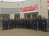 Visita al Centro de Coordinación de Emergencias de especialistas de la AGA (Academia General del Aire)