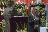 El presidente Pedro Antonio Sánchez pronuncia el pregón de la Semana Santa de la pedanía murciana de La Ñora (4)