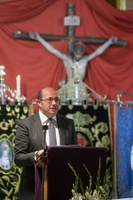 El presidente Pedro Antonio Sánchez pronuncia el pregón de la Semana Santa de la pedanía murciana de La Ñora (5)