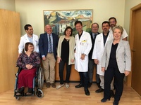Visita al hospital de la Vega Lorenzo Guirao