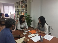 Reunión con la presidenta del Colegio Oficial de Trabajo Social de la Región de Murcia