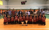 El equipo infantil masculino del Club Voleadores Cieza Campeón de España de voleibol