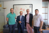 El consejero de Hacienda y Administraciones Públicas mantuvo una reunión de trabajo con el alcalde de Abarán