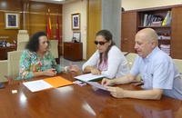 Reunión con la secretaria general del Cermi (Comité Español de Representantes de Personas con Discapacidad)
