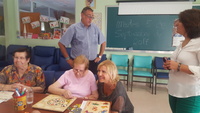 La consejera de Familia e Igualdad de Oportunidades, Violante Tomás, visita la Asociación Ciezana de Familiares de Enfermos de Alzheimer y otras demencias (ACIFAD)