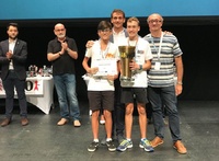 Alumnos de un centro educativo de Ibiza, ganadores de la categoría Regular Junior de la olimpiada nacional de robótica