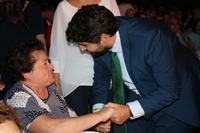 El presidente de la Comunidad, Fernando López Miras, asiste a la Gala del Día del Mayor en Lorca