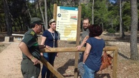 Imágenes de la visita de la directora general de Medio Natural, a las áreas de recreo y acampada remodeladas en Sierra España