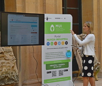 La directora general de Energía y Actividad Industrial y Minera, Esther Marín, ha presentado hoy la aplicación móvil 'MUI'