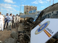 Imágenes de los restos de las embarcaciones extraídos por la Armada del Mar Menor (II)