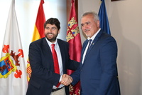 Fernando López Miras se reúne con el alcalde de Moratalla