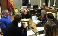 Martínez-Cachá se reúne con representantes de la Sociedad de Filosofía de la Región de Murcia