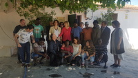 La consejera de Familia e Igualdad de Oportunidades, Violante Tomás, en una visita reciente a un centro de acogida de Cepaim