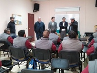 Visita a participantes en curso de albañilería en La Huertecica