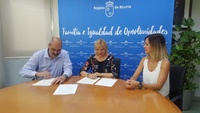 Firma del convenio de colaboración con le municipio de Villanueva del Río Segura