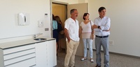El consejero de Salud visita los trabajos de remodelación de la primera planta del Centro de Salud Antonio García de Molina de Segura (1)