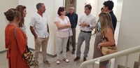 El consejero de Salud visita los trabajos de remodelación de la primera planta del Centro de Salud Antonio García de Molina de Segura (2)