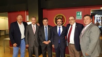 El consejero de Presidencia ensalza la murcianía y la españolidad de la Casa Regional de Murcia en Barcelona