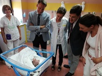Villegas visita la reforma del hospital Rafael Méndez