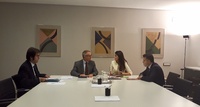 Reunión entre la consejera Miriam Guardiola y el ministro José Guirao