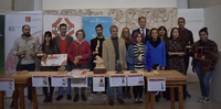 Adela Martínez-Cachá, preside la entrega de premios de los trofeos de la Organización Murciana de Mujeres Empresarias y Profesionales de la Región de Murcia (OMEP) 2018 a alumnos de la Escuela de Arte de Murcia