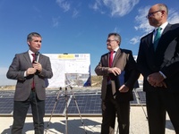 La Comunidad de Regantes de Pliego inaugura una parte del mayor parque solar fotovoltaico de España asociado al regadío