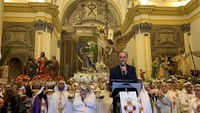 Celdrán centra su pregón de cierre de la Semana Santa de Murcia en la figura de la Virgen y las madres (1)