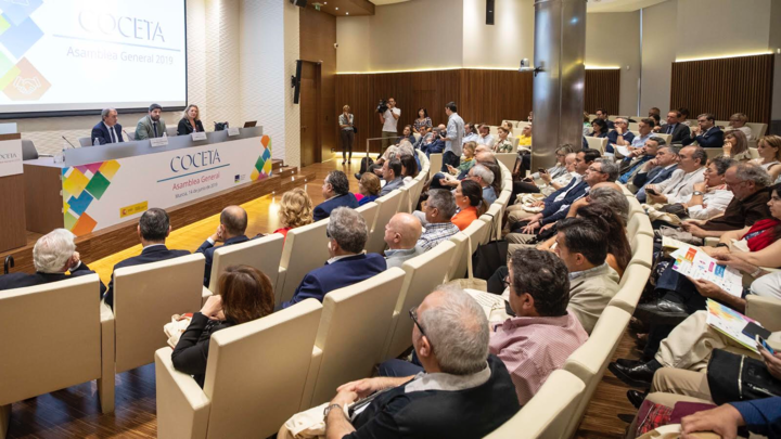 Inauguración de la Asamblea General de la Confederación Española de Cooperativas de Trabajo Asociado (Coceta)
