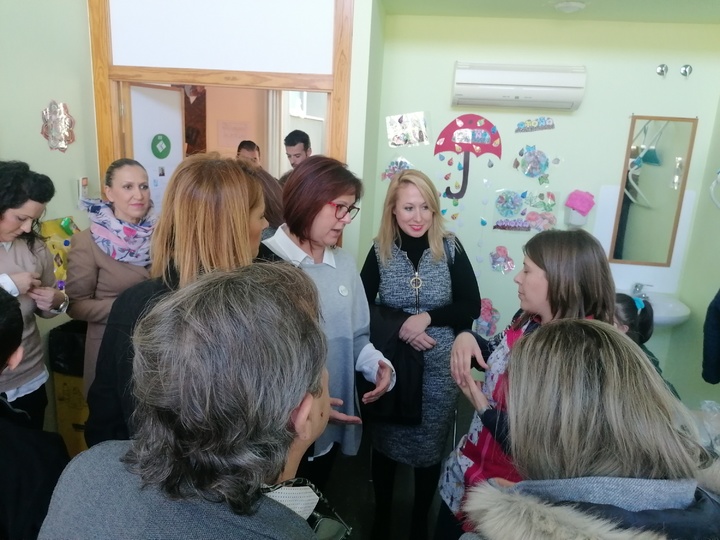 Isabel Franco visita el Centro de Día y Residencia para personas con discapacidad y mayores Reina Sofía de Fortuna