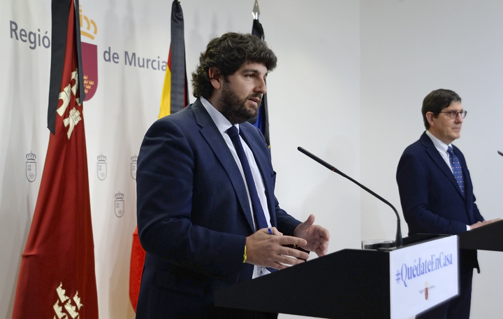 Rueda de prensa del presidente de la Comunidad, Fernando López Miras (3)