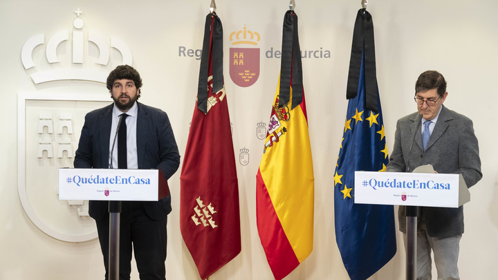 Rueda de prensa del presidente de la Región de Murcia  (2)