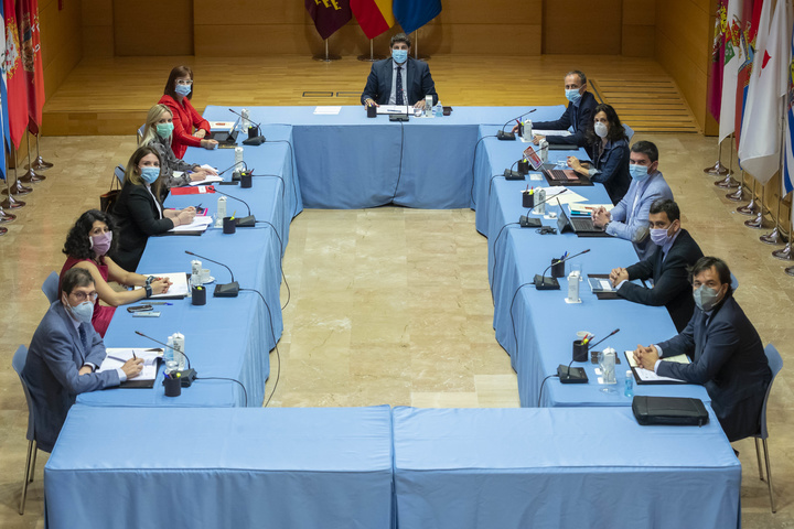 El Consejo de Gobierno se reúne en el Palacio de  San Esteban