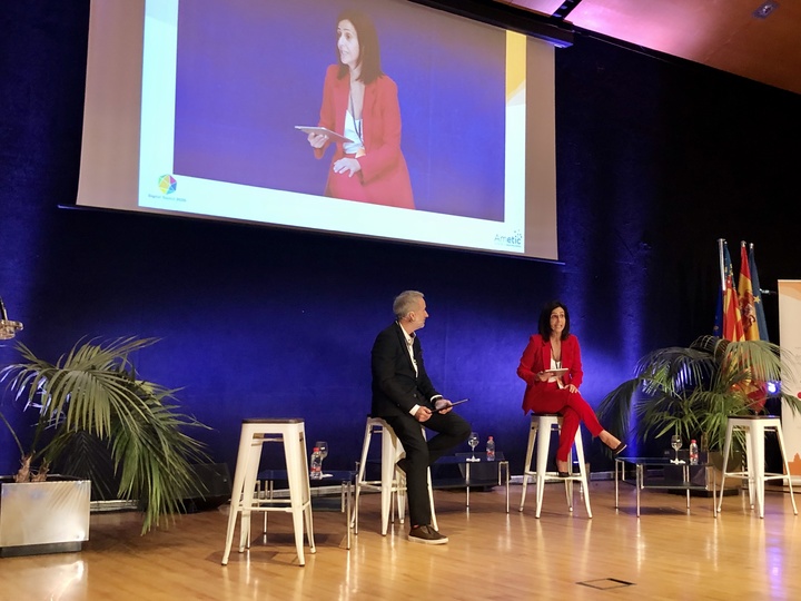 La consejera Cristina Sánchez durante su intervención en el congreso 'Digital Tourist 2020'