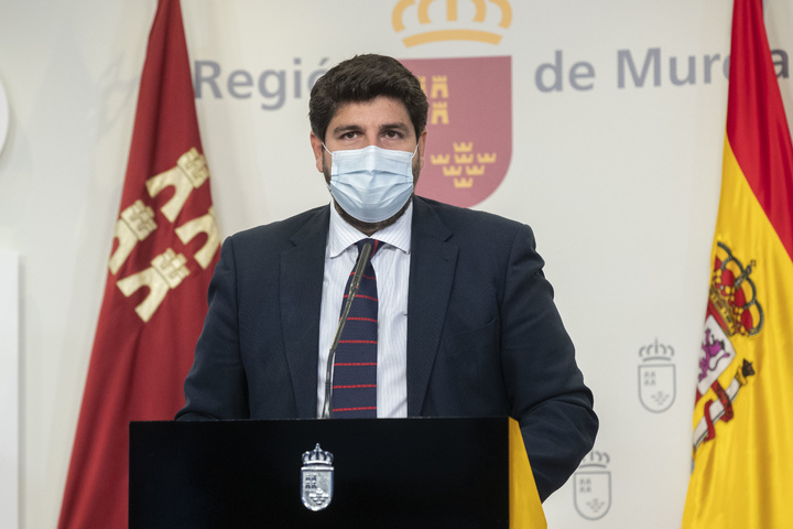 Rueda de prensa tras la reunión del Comité de Seguimiento Covid-19 de la Región de Murcia (2)