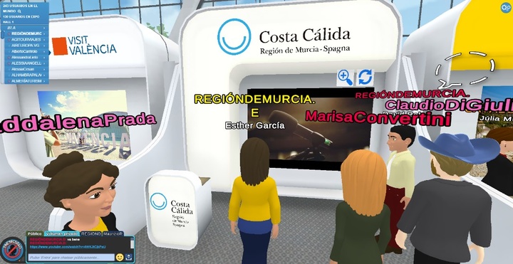 La Región participa por primera vez en la feria virtual 'VR' con el objetivo de reactivar la promoción turística en Italia