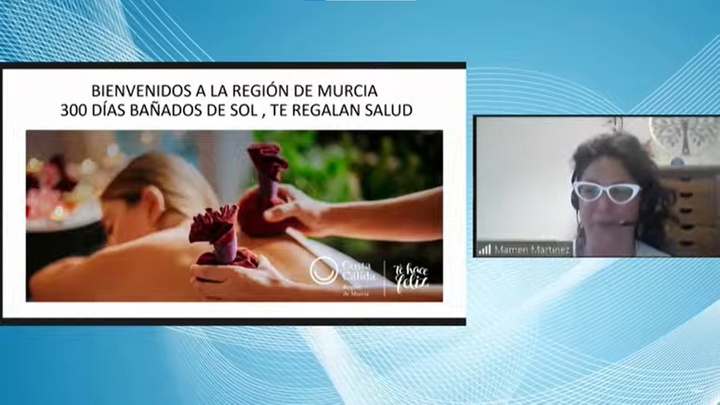 Presentación del producto de salud de la Región de Murcia durante el transcurso del II Congreso Internacional de Salud y Agua